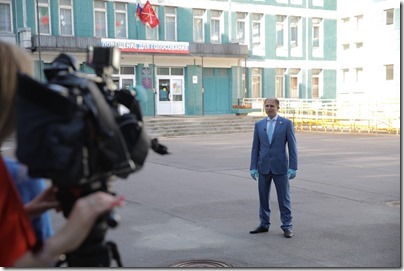 Фото предоставлено М. Романовым. Романов-голосование