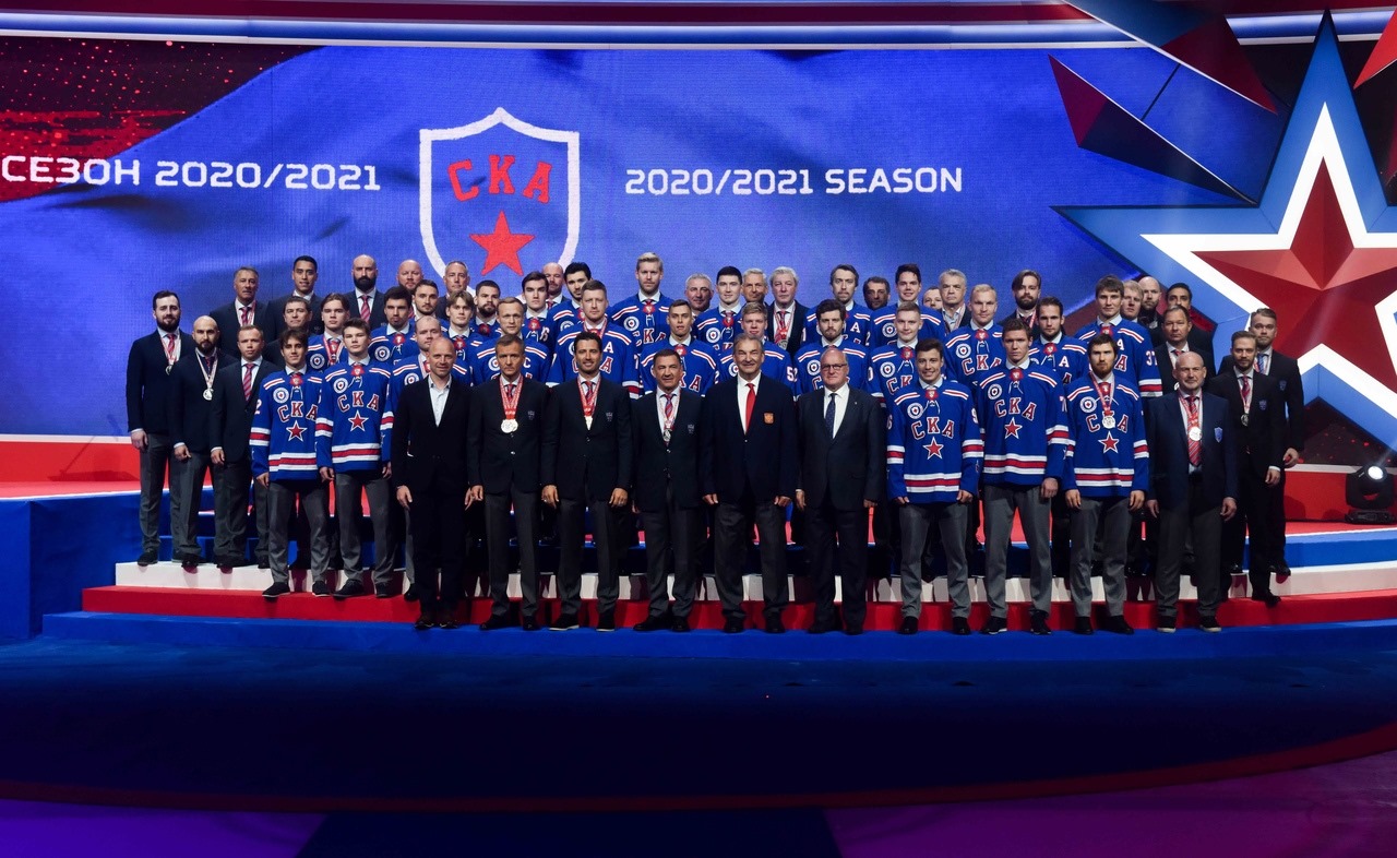 Туктамышева и Самодурова выступили на презентации СКА перед сезоном