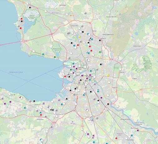Комблаг Петербурга вывел на улицы минимальное количество техники для борьбы с гололедом