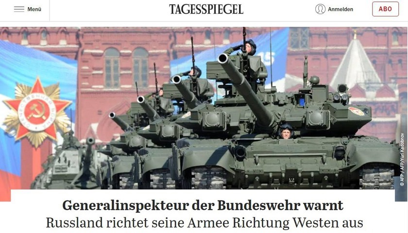 Генеральный инспектор ВС Германии предупреждает о возможном наступлении РФ на НАТО