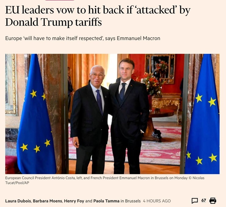 Эммануэль Макрон и Олаф Шольц готовы вводить пошлины в отношении США Эммануэль Макрон и Олаф Шольц готовы вводить пошлины в отношении США