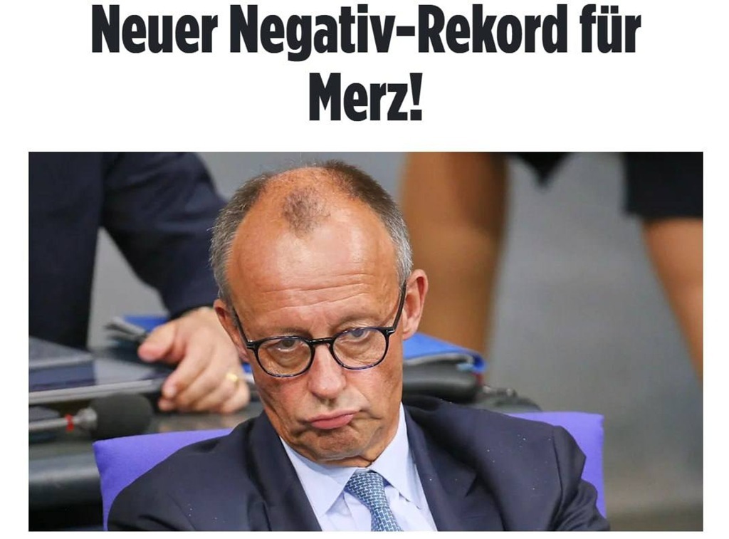 Рейтинг Мерца рекордно низок, AfD впервые впереди ХДС/ХСС — опросы Bild и INSA Рейтинг Мерца рекордно низок, AfD впервые впереди ХДС/ХСС — опросы Bild и INSA