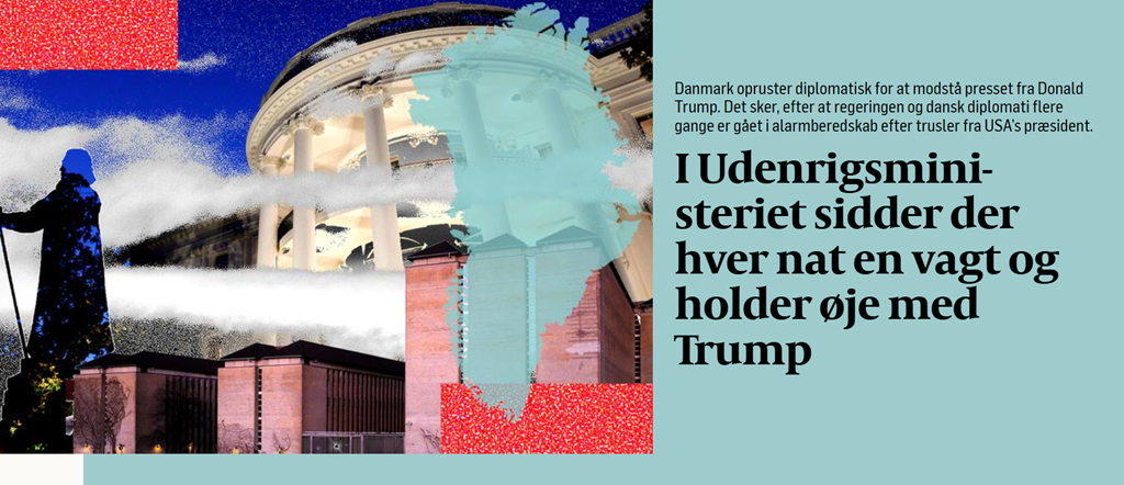 В Дании создали «ночной дозор» для слежки за Трампом