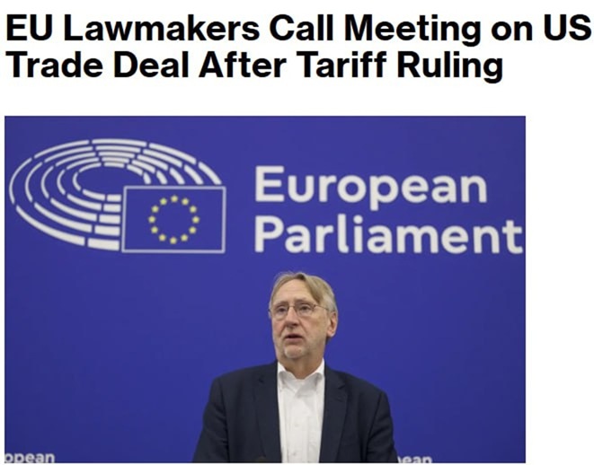 ЕС спешно пересматривает сделку с США после отмены пошлин Трампа