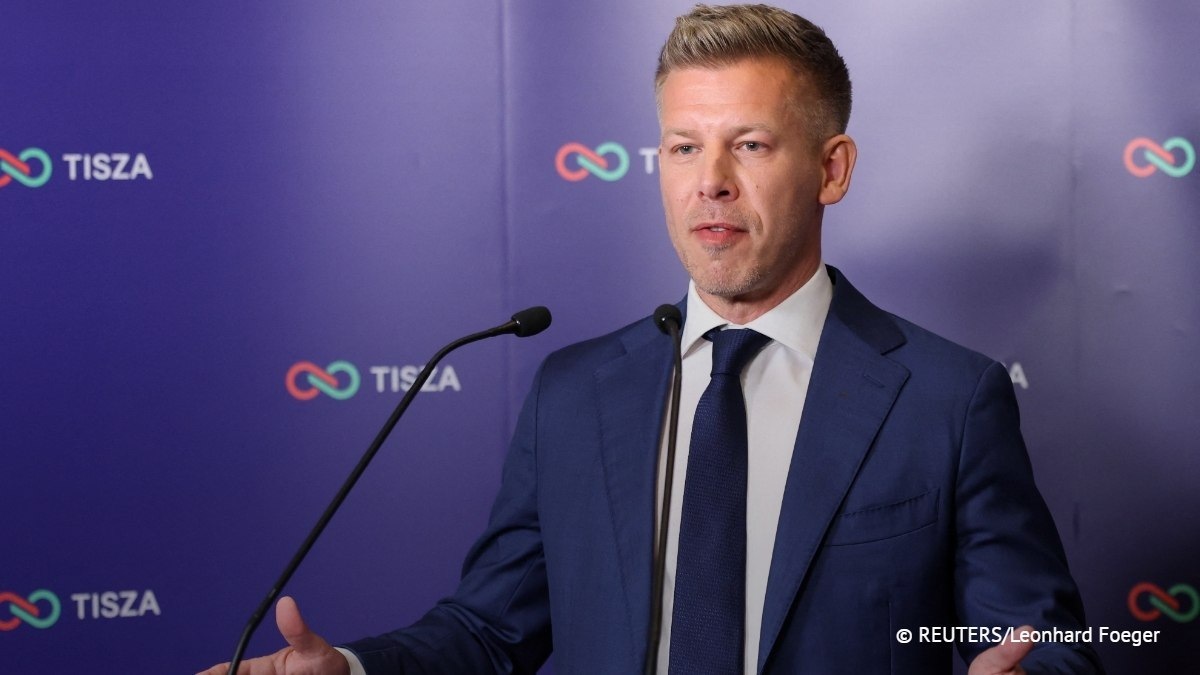 Лидер венгерской оппозиции Петер Мадьяр