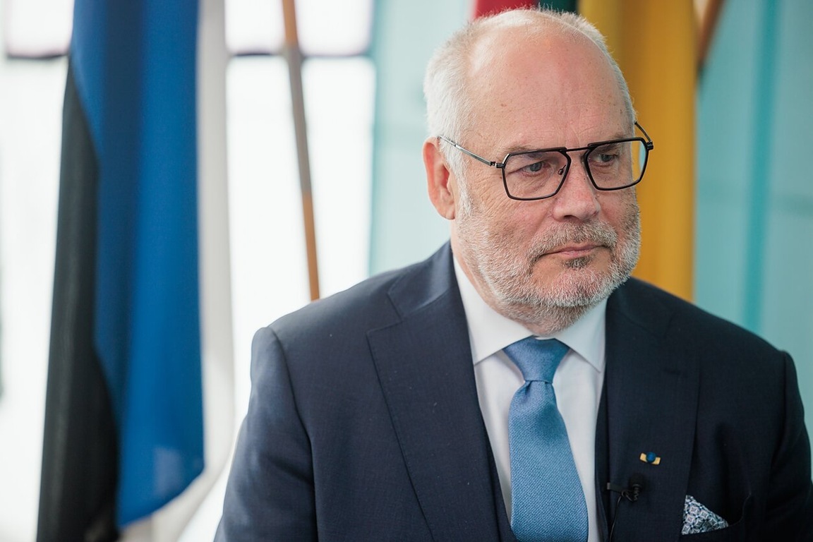 Президент Эстонии Алар Карис. Фото: LRT Президент Эстонии Алар Карис